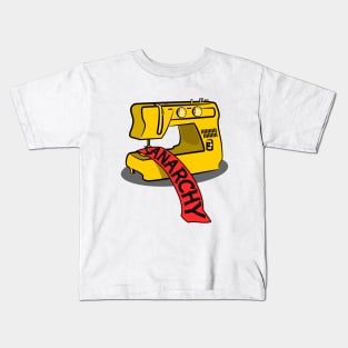 Anarchy Sewing Machine Kids T-Shirt